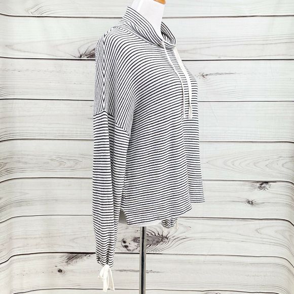 MADEWELL Mile(s) Funnel Neck Top Striped - Picture 4 of 10
